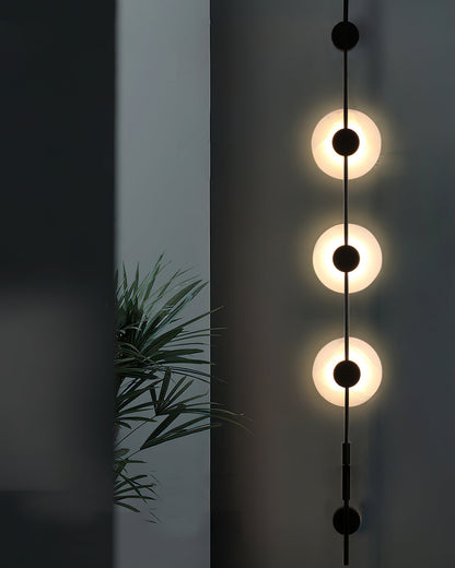 Carlyle Vertical Alabaster Wall Lamp