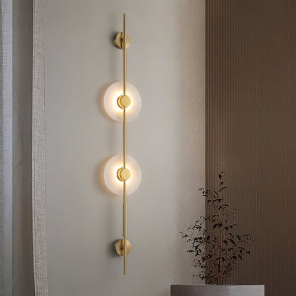 Carlyle Vertical Alabaster Wall Lamp