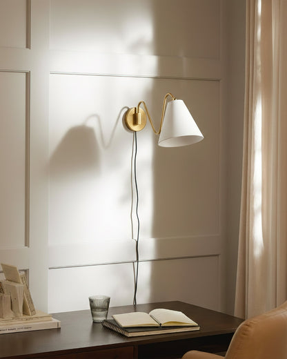 Cleome Swing Plug In Wall Lamp