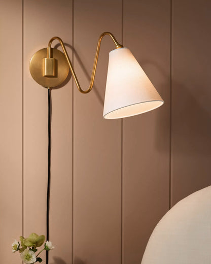 Cleome Swing Plug In Wall Lamp