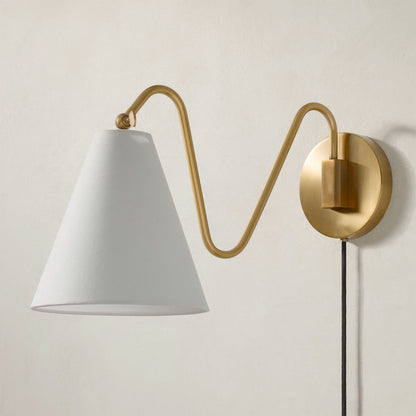 Cleome Swing Plug In Wall Lamp