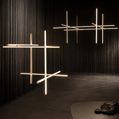 Gridline Linear Chandelier