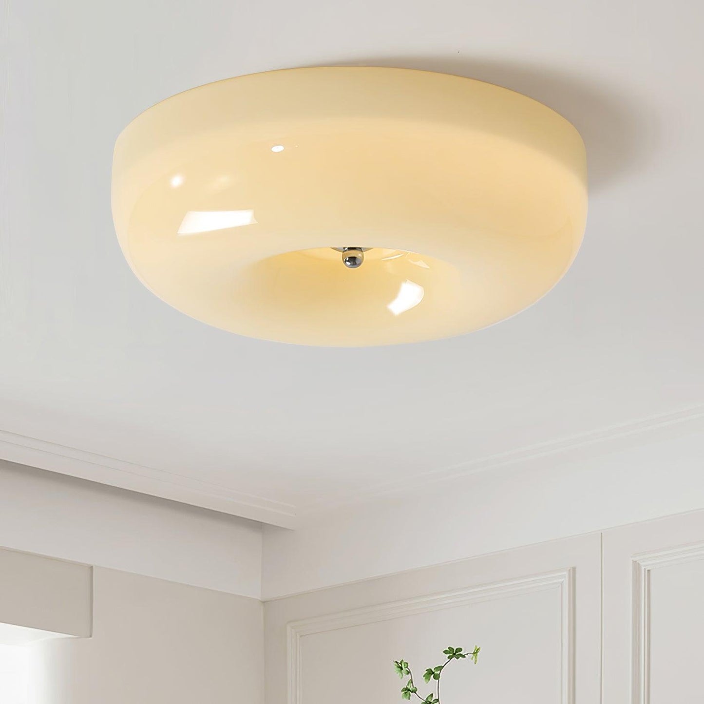 Swirl Glass Ceiling Lamp