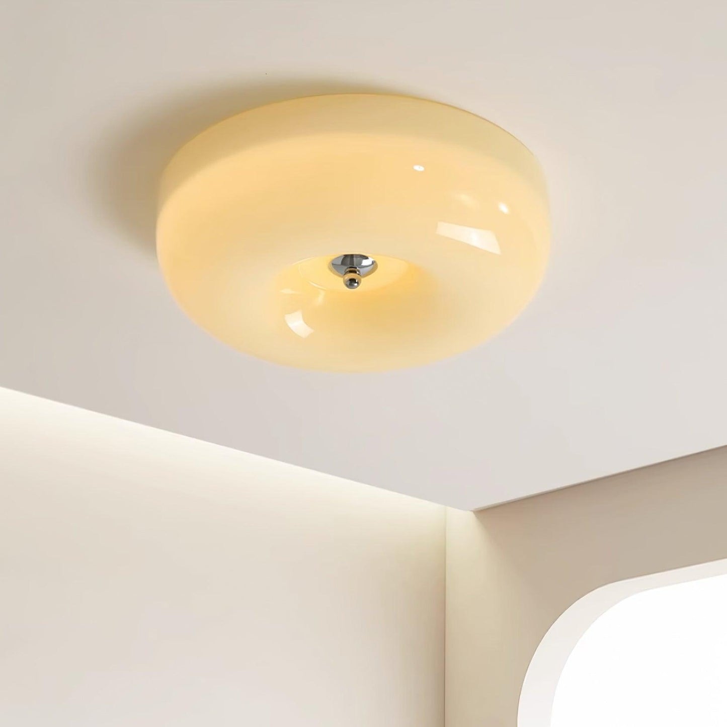 Swirl Glass Ceiling Lamp