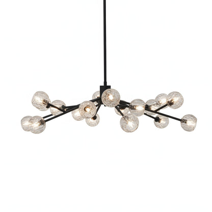 Crystal Ball Round Cluster Chandelier