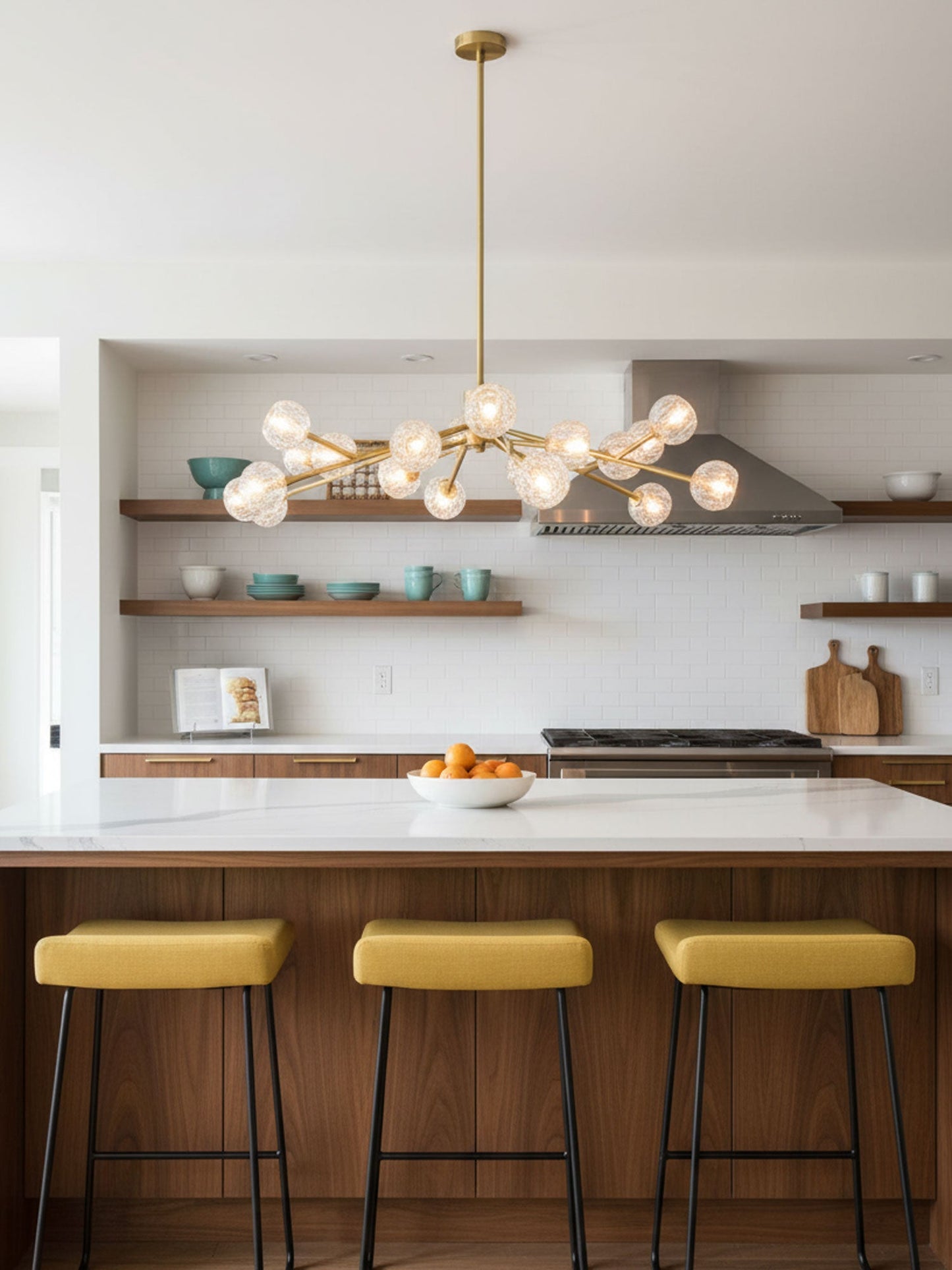 Crystal Ball Round Cluster Chandelier