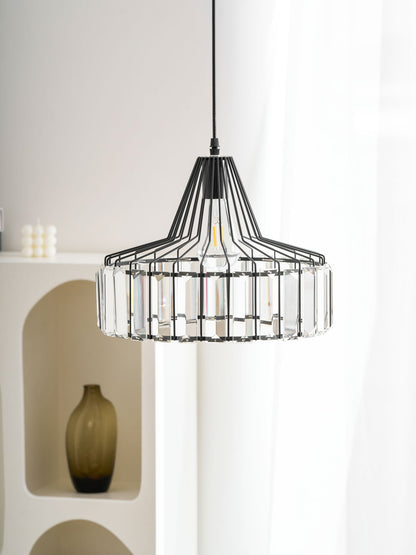 Crystal Drum Pendant Lamp