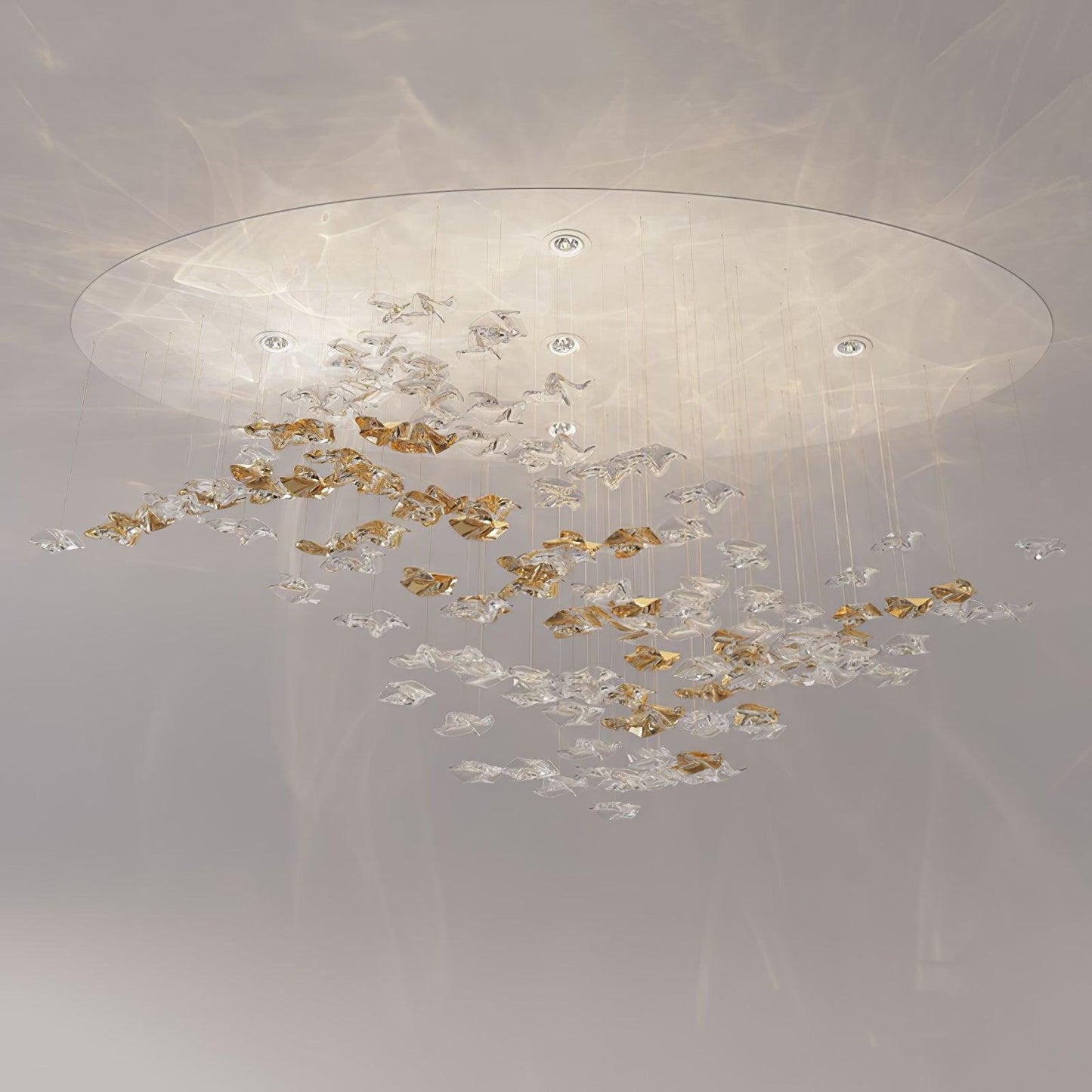 Tidal Art Glass Pendants Lamp