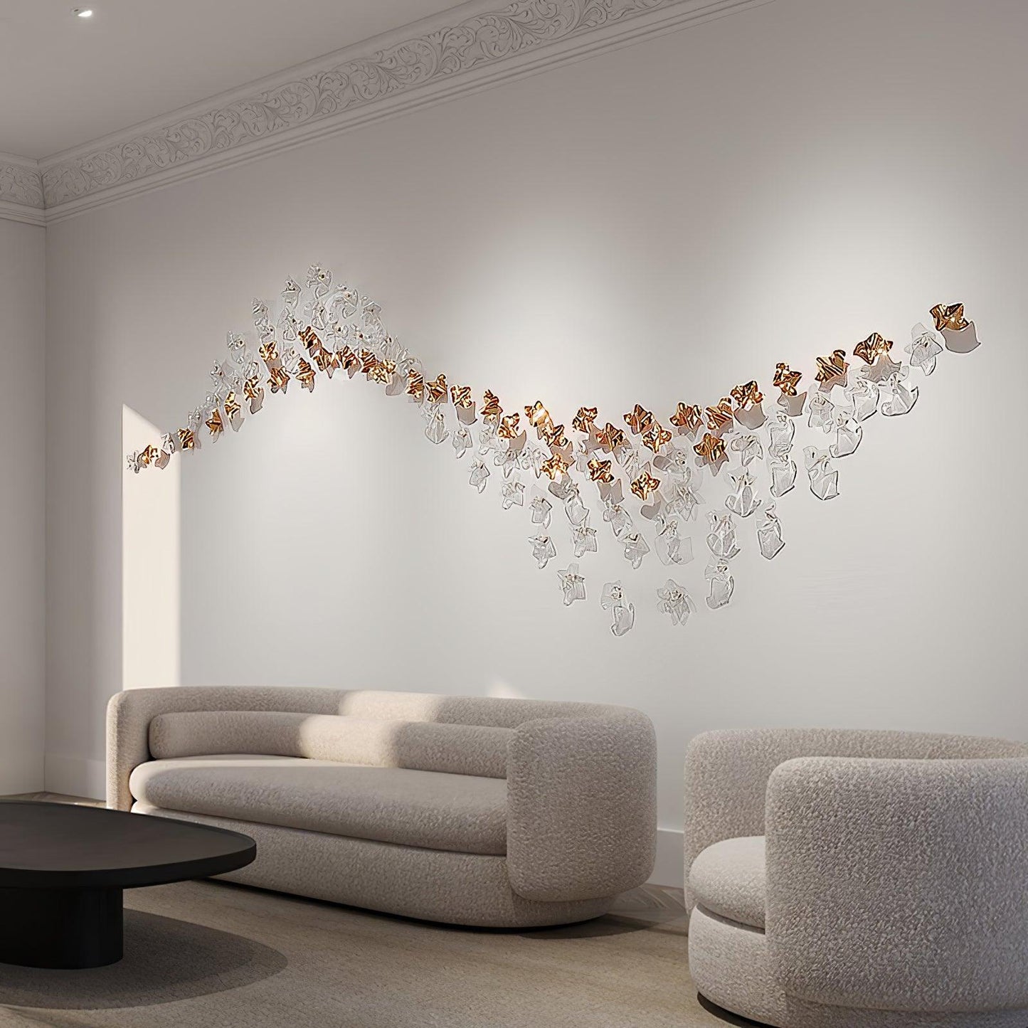 Tidal Art Glass Pendants Lamp