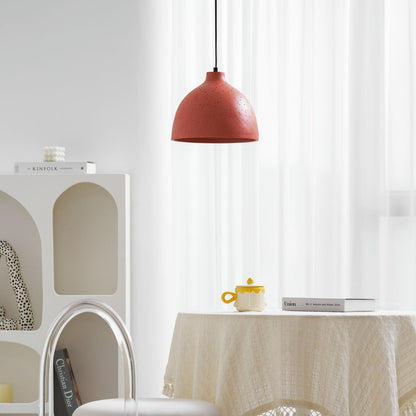 Resin Bowl Pendant Lamp