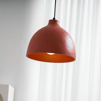 Resin Bowl Pendant Lamp