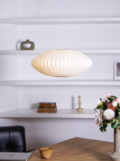 Élise Mulberry Silk Pendant Lamp