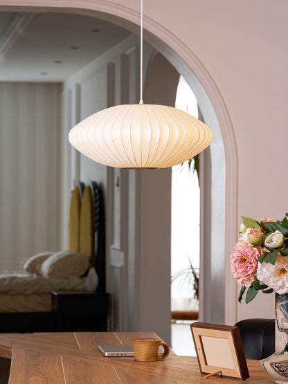 Élise Mulberry Silk Pendant Lamp