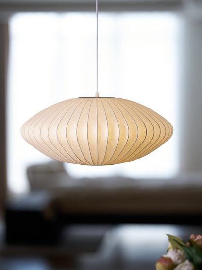 Élise Mulberry Silk Pendant Lamp