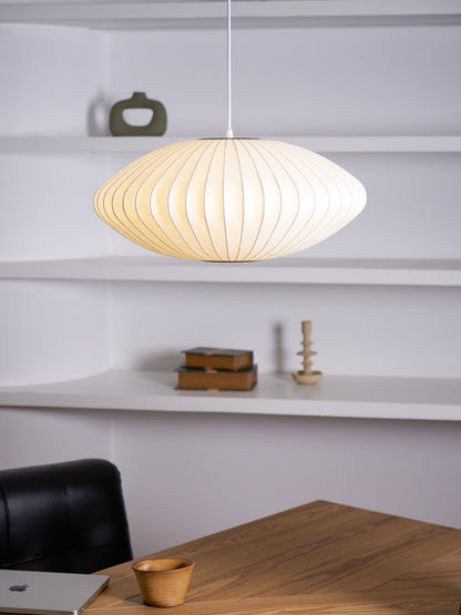 Élise Mulberry Silk Pendant Lamp