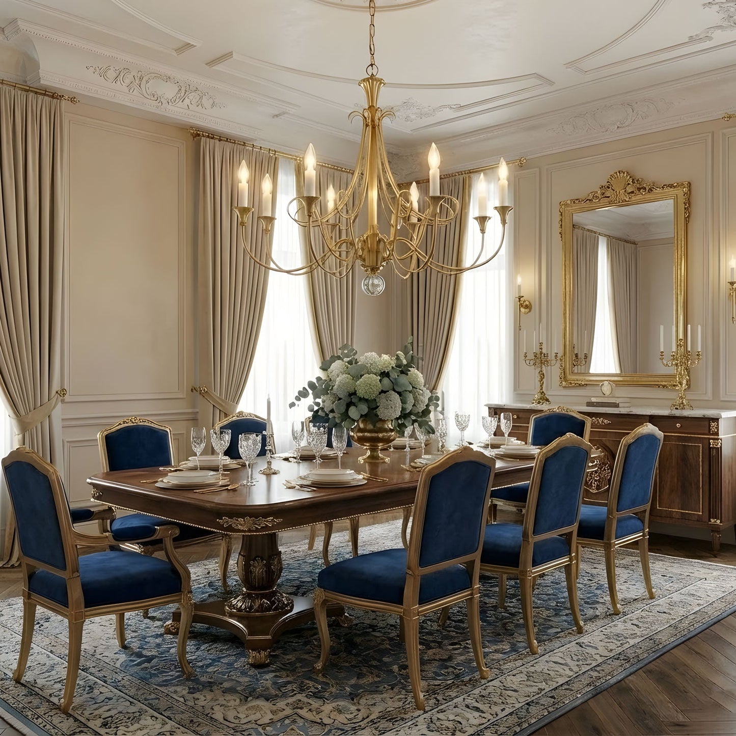Double Twist Chandelier