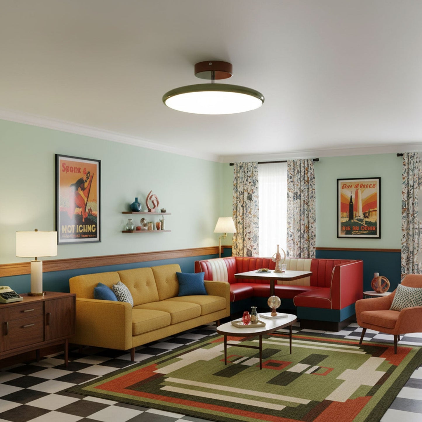 Francesca Adjustable Ceiling Lamp