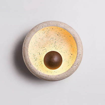 Eala Travertine Wall Lamp