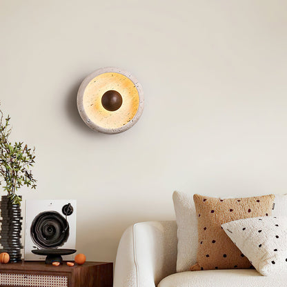 Eala Travertine Wall Lamp