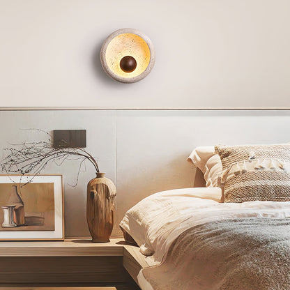 Eala Travertine Wall Lamp