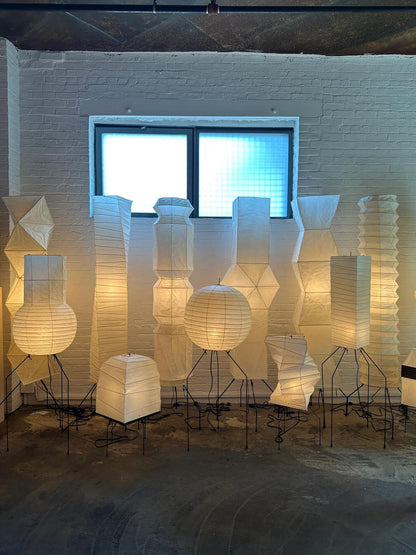 Ellipsa Rice Paper Lantern Floor Lamp