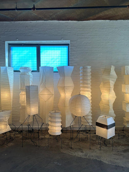 Ellipsa Rice Paper Lantern Floor Lamp