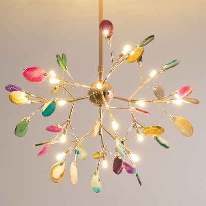 Agate Flake Chandelier