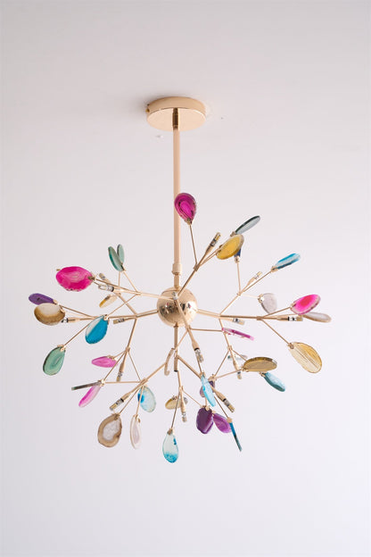 Agate Flake Chandelier