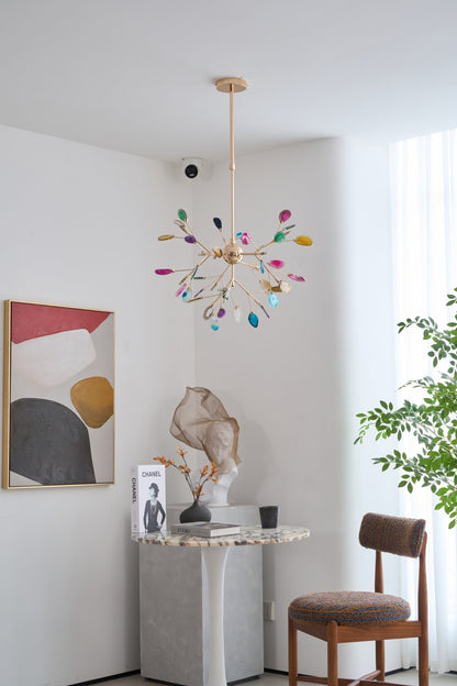 Agate Flake Chandelier