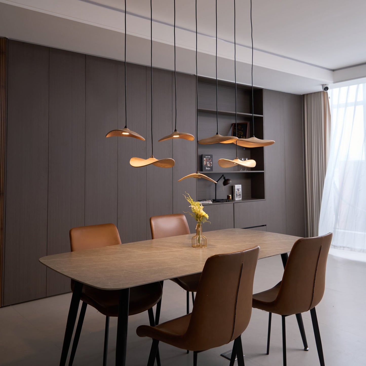 Empty Leaf Chandelier