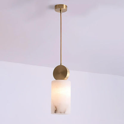 Etruscan Alabaster Pendant Light