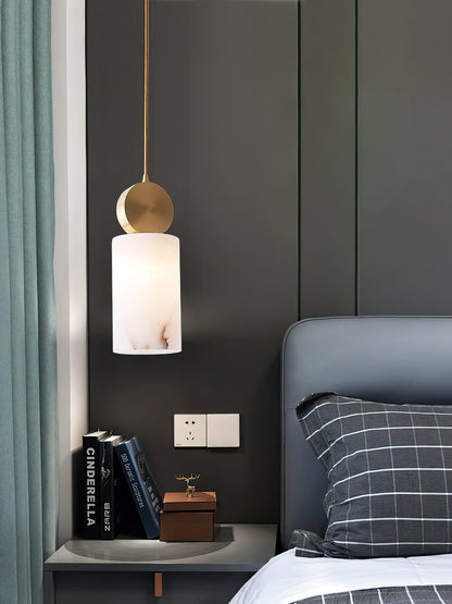 Etruscan Alabaster Pendant Light