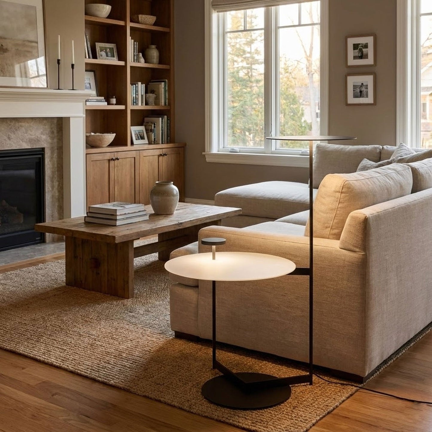 Flat Floor Lamp