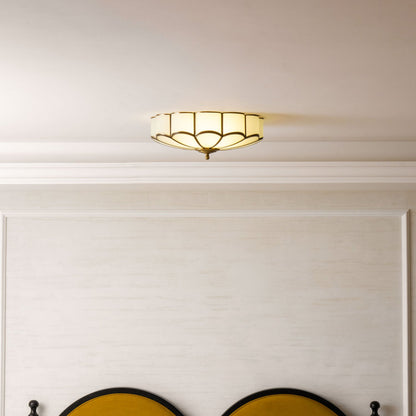 Flower Shape Glass Recessed Ceiling Light