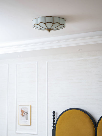 Flower Shape Glass Recessed Ceiling Light