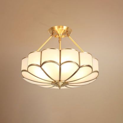 Noemi Flower Shaped Glass Ceiling Light
