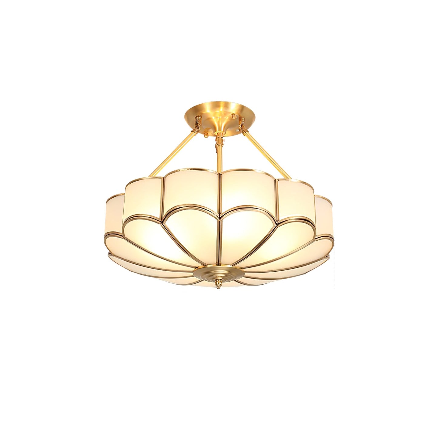 Noemi Flower Shaped Glass Ceiling Light