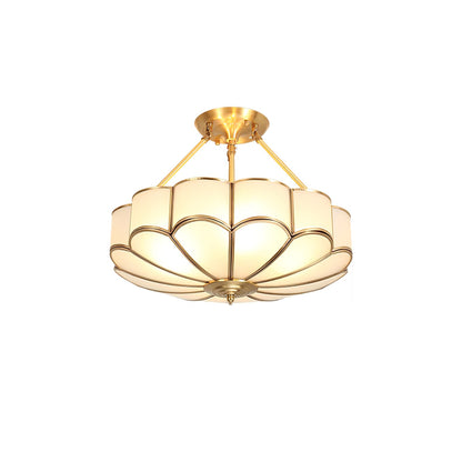 Noemi Flower Shaped Glass Ceiling Light