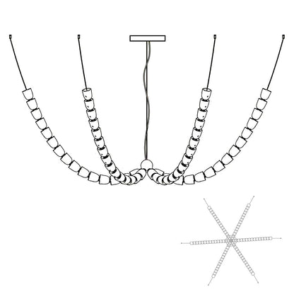 Gabriel Chrome Chandelier