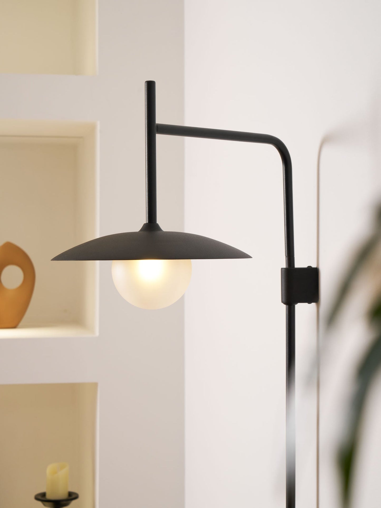 Gea Swing Arm Plug-in Wall Lamp