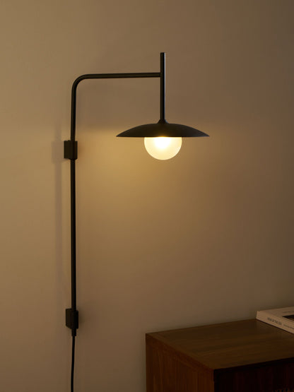 Gea Swing Arm Plug-in Wall Lamp