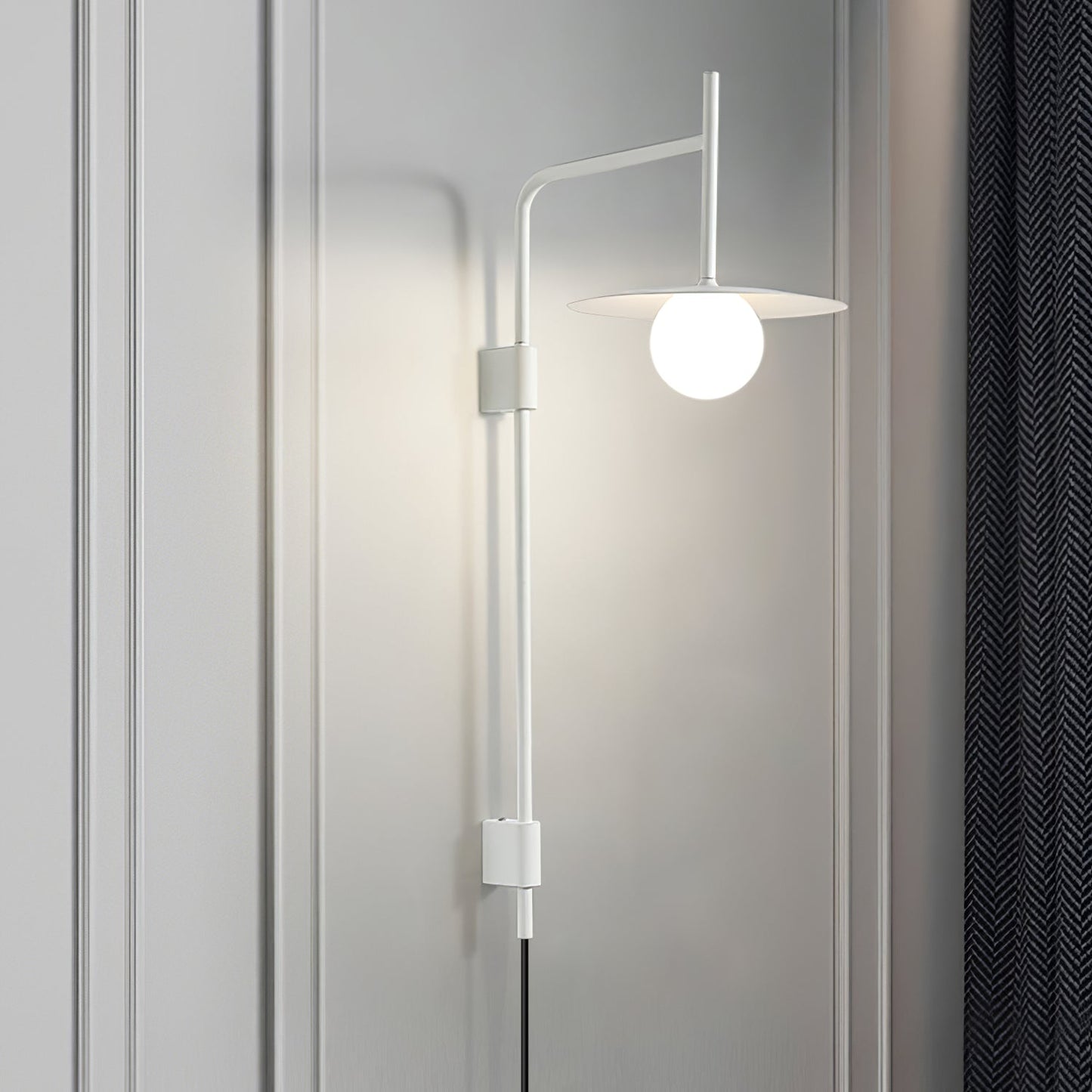 Gea Swing Arm Plug-in Wall Lamp