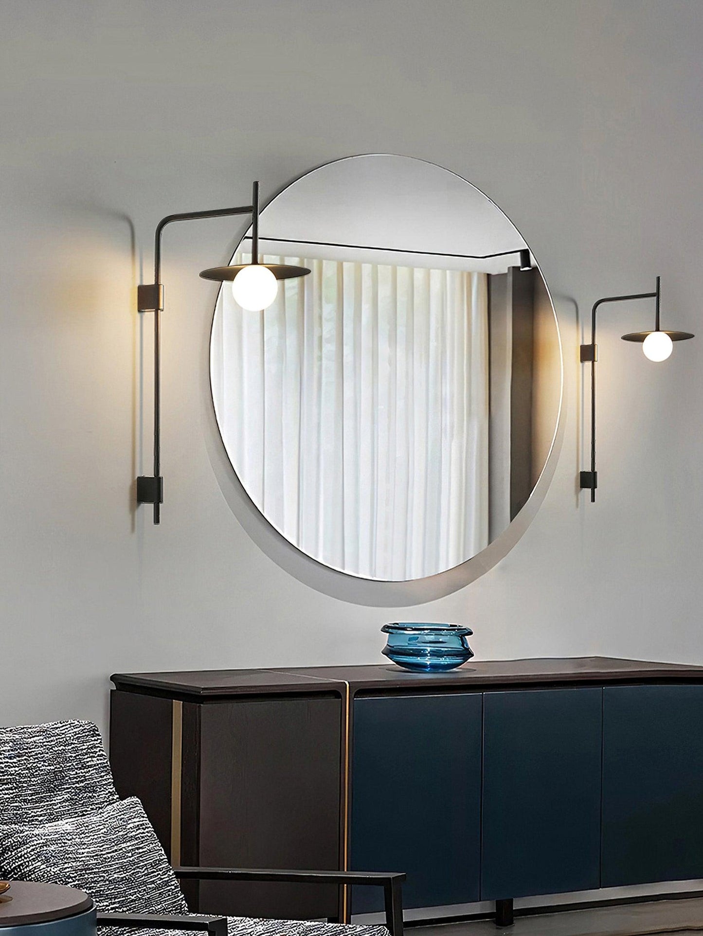 Gea Swing Arm Plug-in Wall Lamp