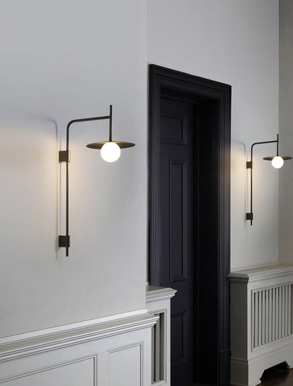 Gea Swing Arm Plug-in Wall Lamp