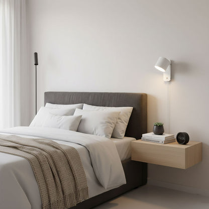 Clémence Rotatable Cylinder Plug-in Wall Lamp