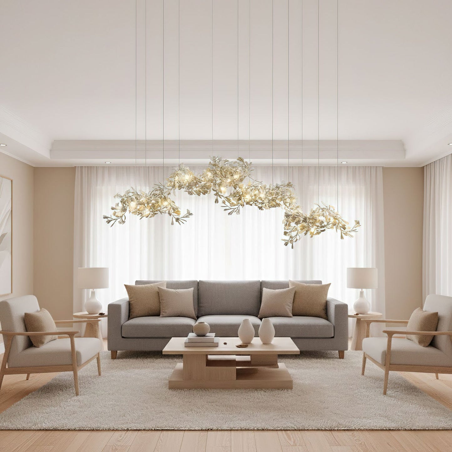 Gingko Chandelier C