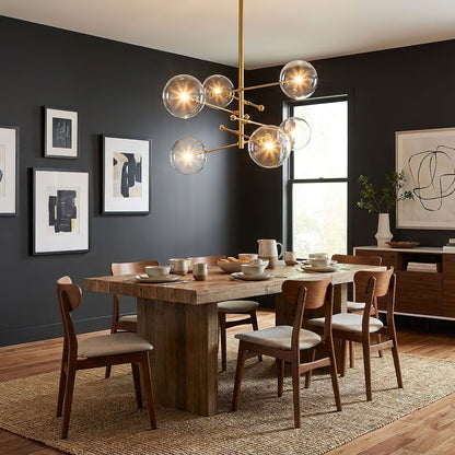 Glass Globe Mobile Chandelier