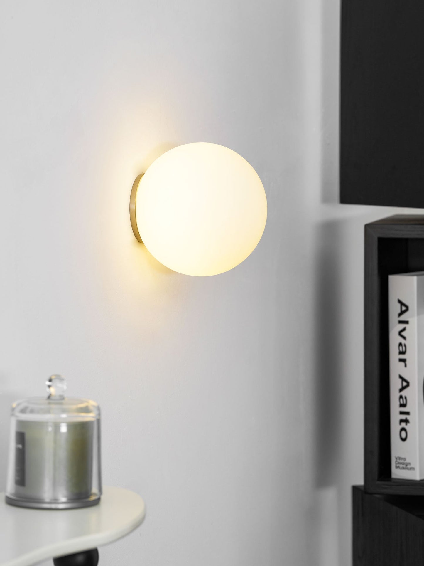 Glass Mini Orb Wall Lamp