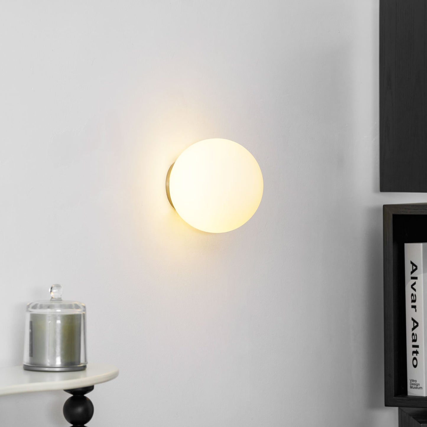 Glass Mini Orb Wall Lamp