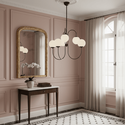 Gooseneck Chandelier